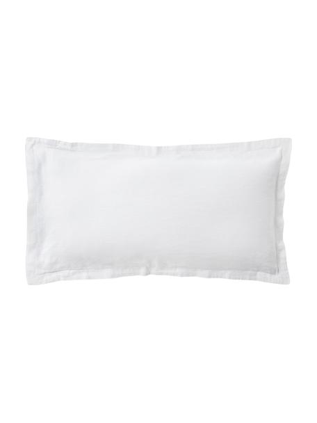 Lněný povlak na polštář s efektem soft-washed Nature, 2 ks, 52 % len, 48 % bavlna

Hustota tkaniny 108 TC, standardní gramáž

Povlečení ze směsi lnu a bavlny je velmi robustní a vyznačuje se zmačkaným vzhledem, který je umocněný efektem stone-washed
Toto povlečení absorbuje až 35 % vlhkosti, velmi rychle schne a má příjemné chladivé účinky na letní noci. Má vysokou odolnost proti roztržení a je odolné vůči oděru, Bílá, Š 40 cm, D 80 cm