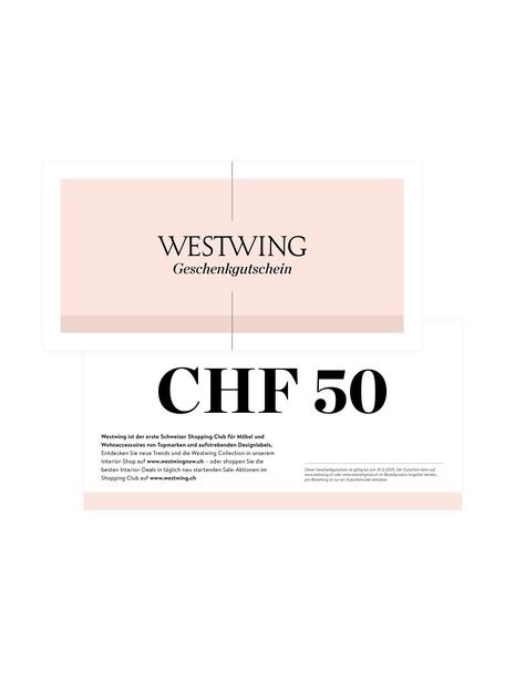 Gutscheinkarte, Gutschein auf edlem Papier, in hochwertigem Kuvert, Weiss, Rosa, 50