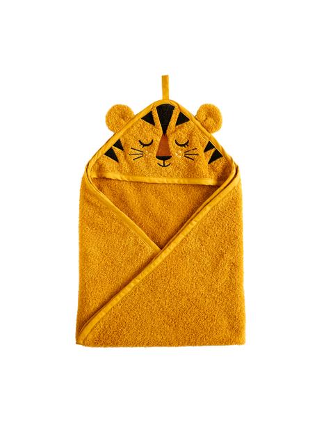 Ręcznik dla dzieci z bawełny organicznej Tiger, 100% bawełna organiczna z certyfikatem GOTS, Tygrys, S 72 x D 72 cm