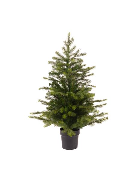 Künstlicher Weihnachtsbaum Grandis, Übertopf: Kunststoff, Grün, Ø 51 x H 75 cm