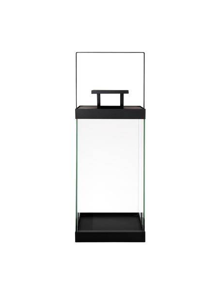 Lanterna grande Finca, Struttura: metallo rivestito, Nero, Ø 20 x Alt. 58 cm