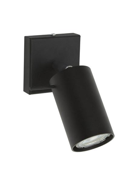 Verstellbarer Wand- und Deckenstrahler Etna, Lampenschirm: Stahl, lackiert, Schwarz, B 8 x T 15 cm
