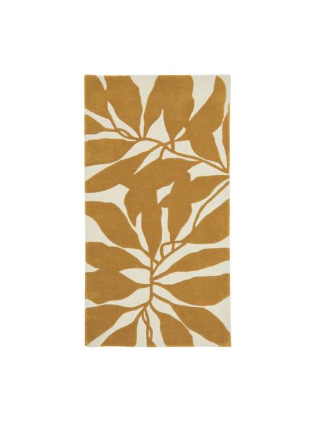 Tappeto in lana taftato a mano Lando, 100% lana

Nel caso dei tappeti di lana, le fibre possono staccarsi nelle prime settimane di utilizzo, questo e la formazione di lanugine si riducono con l'uso quotidiano, Giallo ocra, beige, Larg. 80 x Lung. 150 cm (taglia XS)