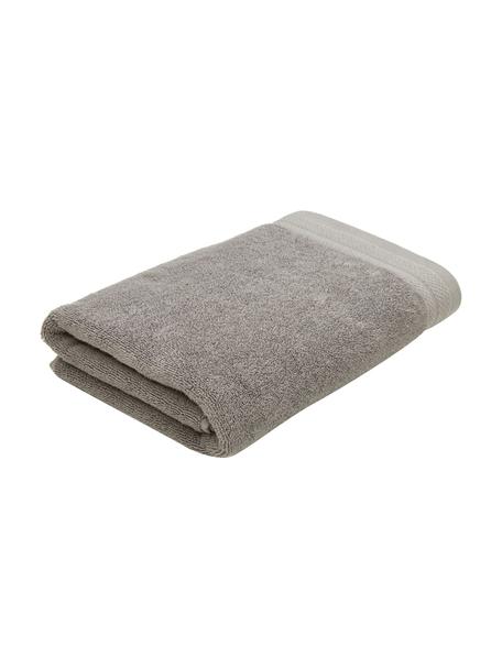 Asciugamano con bordo decorativo classico Premium, 100% cotone biologico, certificato GOTS
Qualità pesante, 600 g/m², Grigio scuro, Asciugamano