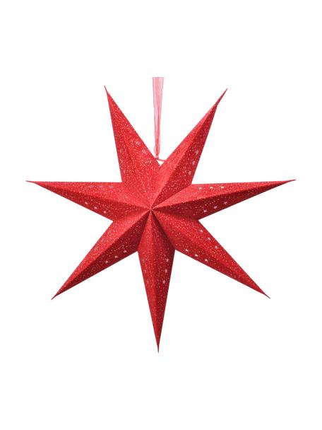 Estrellas luminosas grandes Amelia, Ø 60 cm, 2 uds., con enchufe, Papel, Rojo, An 60 x Al 60 cm
