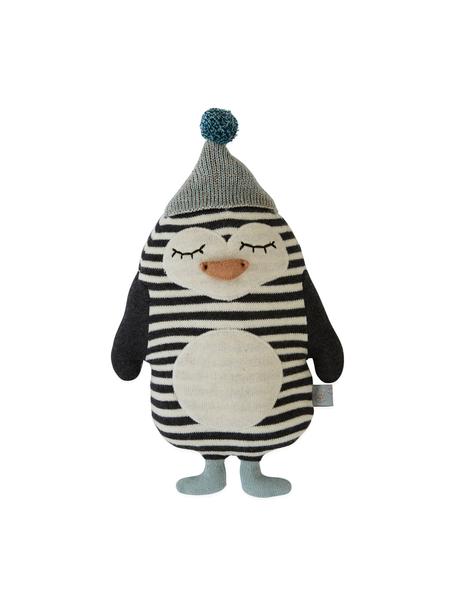 Peluche pinguino soffice Bob, Cotone, Multicolore, Larg. 18 x Alt. 26 cm