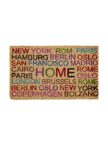 Paillasson Metropolis, Beige, multicolore, larg. 45 x long. 75 cm