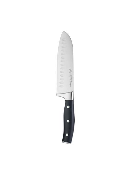 Couteau Santoku Tradition, Couleur argentée, noir, long. 32 cm