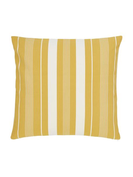 Poszewka na poduszkę Raji, 100% bawełna, Biały, żółty, S 45 x D 45 cm