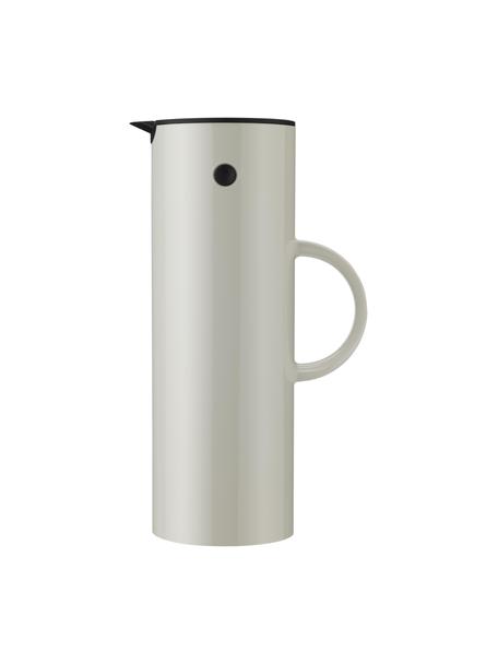 Isolierkanne EM77, 1 L, ABS-Kunststoff mit Glaseinsatz, Beige, glänzend, 1 L