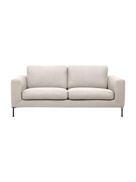Sofa Cucita (2-Sitzer) in Beige mit Metall-Füßen, Bezug: Webstoff (Polyester) Der , Gestell: Massives Kiefernholz, FSC, Füße: Metall, lackiert, Webstoff Beige, B 187 x T 94 cm