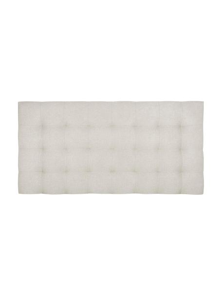 Cabecero de madera de pino Lion, Estructura: madera de pino, madera co, Tapizado: 100% poliéster Alta resis, Tejido blanco crudo, An 160 x Al 80 cm