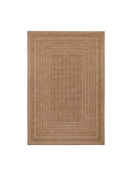 Vnitřní a venkovní koberec v jutovém vzhledu Limonero, 100% polypropylen, Hnědá, Š 80 cm, D 150 cm (velikost XS)