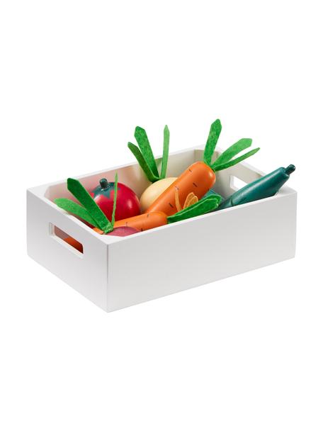 Spielzeug-Set Vegetables, Holz, Mehrfarbig, Set mit verschiedenen Größen