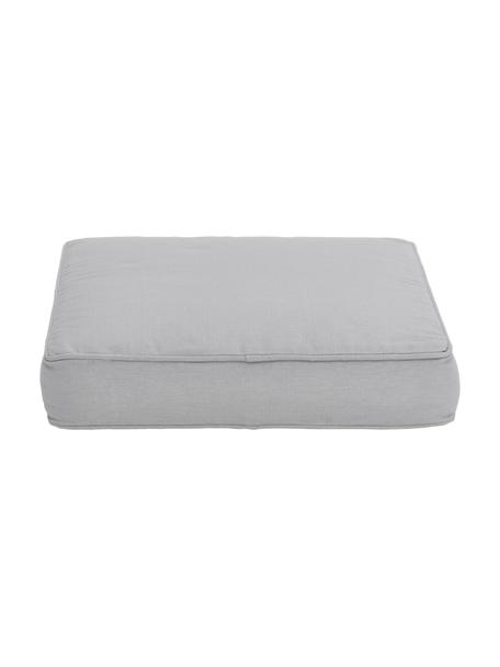 Cuscino sedia alto in cotone grigio chiaro Zoey, Rivestimento: 100% cotone, Grigio chiaro, Larg. 40 x Lung. 40 cm