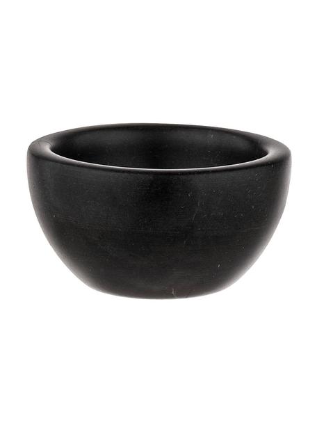 Marmor-Dipschälchen Emerson, 3 Stück, Marmor, Schwarz, Ø 8 x H 4 cm