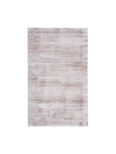 Ručně tkaný viskózový koberec Jane, Šeříková, Š 200 cm, D 300 cm (velikost L)