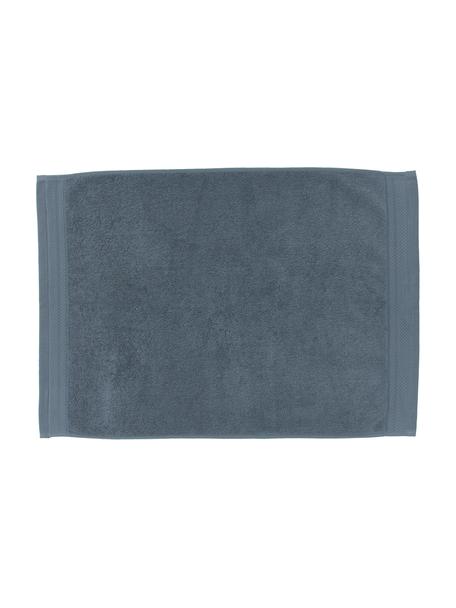 Dywanik łazienkowy z bawełny organicznej Premium, antypoślizgowy, Niebieski, S 50 x D 70 cm