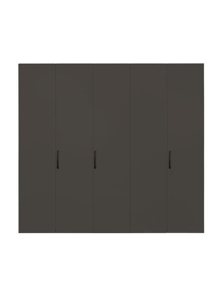 Drehtürenschrank Madison 5-türig, inkl. Montageservice, Korpus: Holzwerkstoffplatten, lac, Grau, B 252 cm x H 230 cm