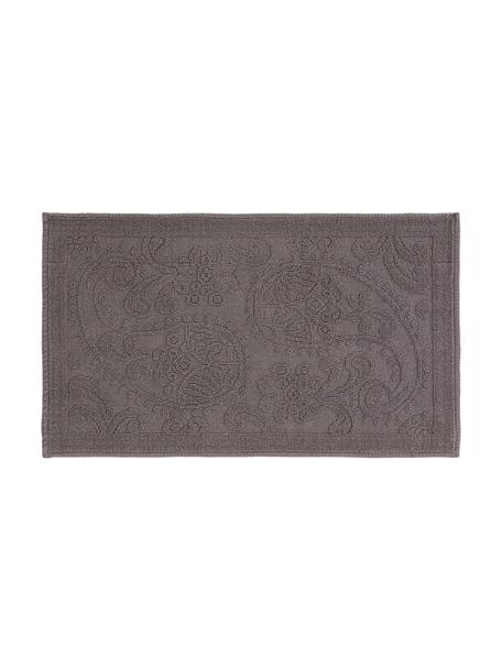 Dywanik łazienkowy Kaya, 100% bawełna, Szary, S 60 x D 100 cm