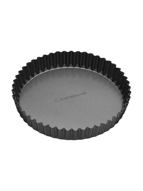 Teglia rotonda per crostata con rivestimento antiaderente MasterClass, in diverse dimensioni, Acciaio al carbonio con rivestimento antiaderente, Nero, Ø 20 x Alt. 4 cm