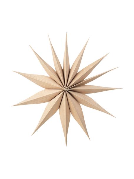 Estrella decorativa de madera Venok, 2 uds., Madera de álamo, Madera clara, Ø 40 cm
