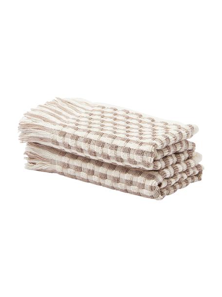 Ręcznik Juniper, różne rozmiary, Złamana biel, beżowy, Ręcznik dla gości, S 30 x D 50 cm, 2 szt.