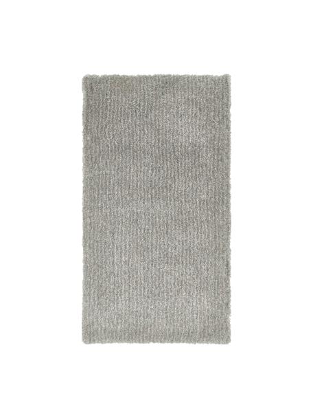 Flauschiger Melange Hochflor-Teppich Marsha, Flor: 100 % Polyester, Grün, B 80 x L 150 cm (Größe XS)