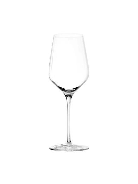 Kristallen witte wijnglazen Starlight, 6 stuks, Kristalglas, Transparant, Ø 9 x H 23 cm, 410 ml