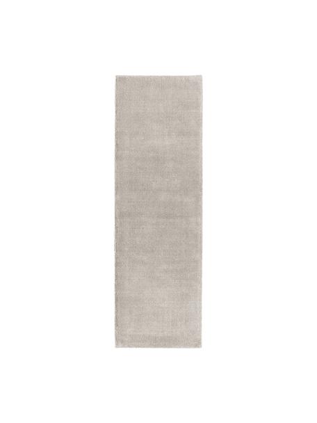 Ručně tkaný běhoun s nízkým vlasem Ainsley, 60 % polyester, certifikace GRS
40 % vlna, Světle šedá, Š 80 cm, D 250 cm