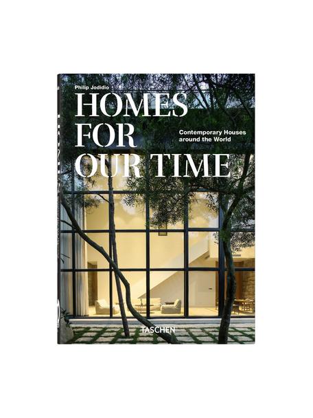 Album Homes for our Time, Papier, twarda okładka, Zielony, wielobarwny, S 16 x D 22 cm