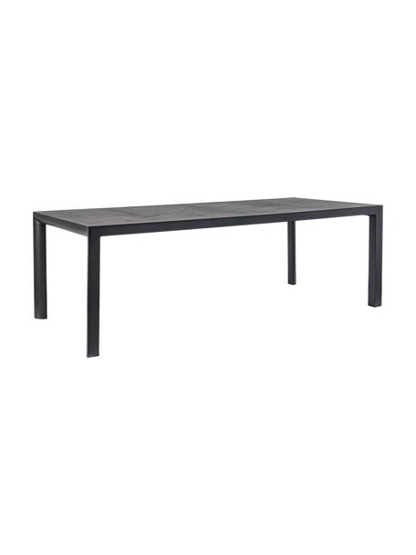 Tavolo da giardino grigio Mason, Struttura: alluminio verniciato a po, Antracite, Larg. 220 x Prof. 100 cm
