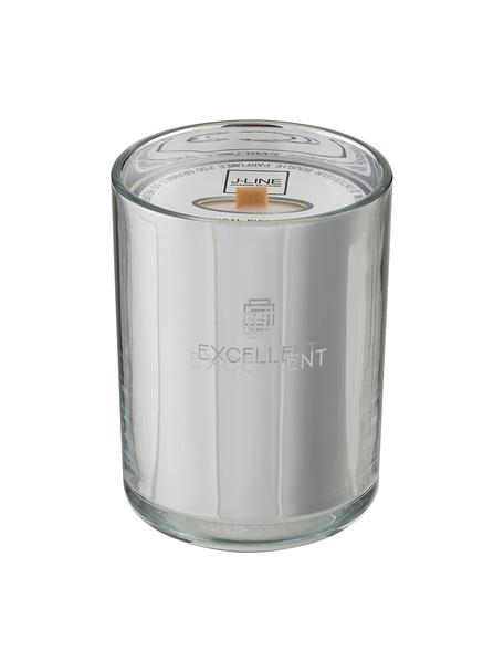 Vela perfumada Excellent (algodón de azúcar), Recipiente: vidrio, Plateado, Ø 9 x Al 12 cm