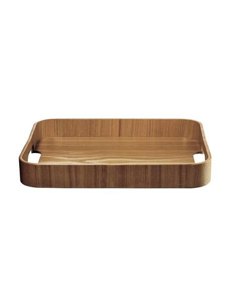Houten dienblad Wood, Wilg, Donker hout, L 35 cm, B 27 cm
