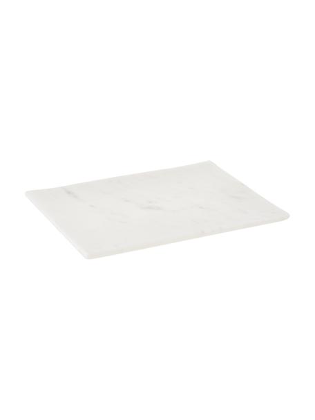 Marmor-Servierplatte Klevina, Marmor, Weiß, B 28 x H 2 cm