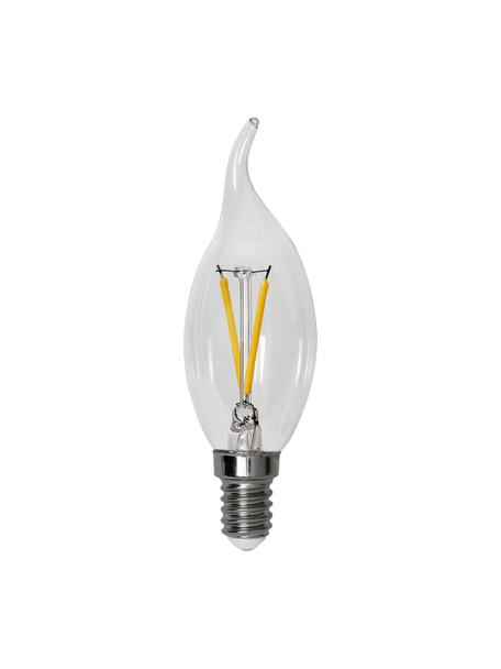 Lampadina E14, bianco caldo, 5 pz, Lampadina: vetro, Base lampadina: alluminio, Trasparente, Ø 4 x Alt. 12 cm, 5 pz