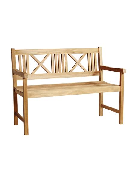 Dřevěná zahradní lavička z teakového dřeva Rosenborg, Teakové dřevo, Teakové dřevo, Š 120 cm, V 89 cm