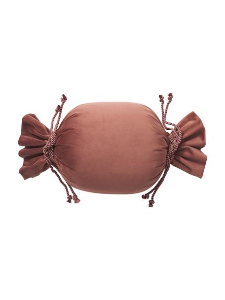 Poduszka z aksamitu Pandora, Blady różowy, Ø 30 cm