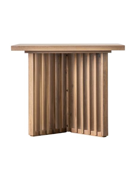 Jídelní stůl z dubového dřeva Okayama, 90x90 cm, Dubové dřevo, Světle hnědá, Š 90 cm, H 90 cm