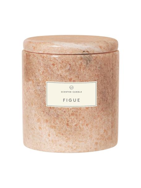 Vela perfumada Frable (higo), Recipiente: mármol, Marrón, Ø 10 x Al 11 cm