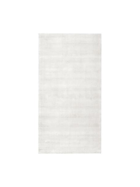 Ručně tkaný viskózový koberec Jane, Slonová kost, Š 80 cm, D 150 cm (velikost XS)