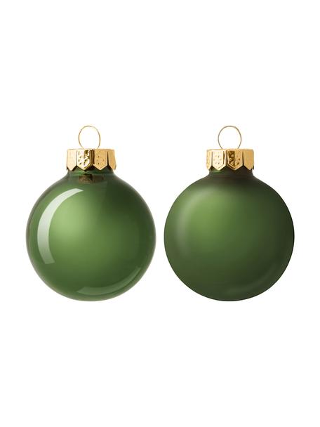 Bolas de Navidad Evergreen, Verde, Ø 8 cm, 6 uds.
