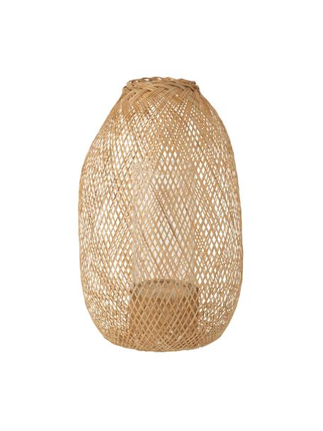 Lantaarn Hazel van bamboehout, Licht hout, Ø 33 x H 49 cm