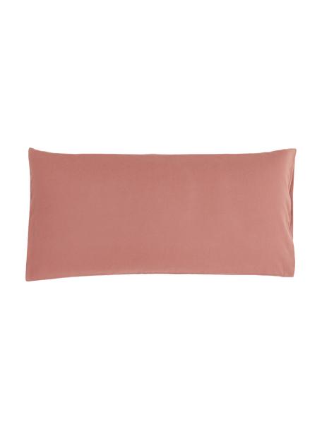 Poszewka na poduszkę z flaneli Biba, 2 szt., Brudny różowy, S 40 x D 80 cm