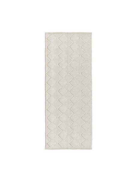 Runner per interni ed esterno con motivo a rilievo Barcelona, 100% poliestere, certificato GRS

Il materiale utilizzato in questo prodotto è stato testato per sostanze nocive e certificato secondo STANDARD 100 by OEKO-TEX®, 11-62055, Shirley., Beige, Larg. 80 x Lung. 200 cm