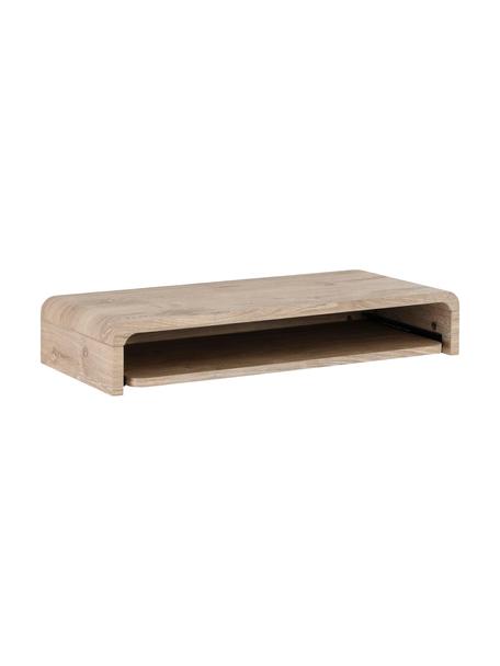 Biurko ścienne z drewna Woodie, Płyta pilśniowa (MDF), Drewno naturalne, S 70 x G 30 cm
