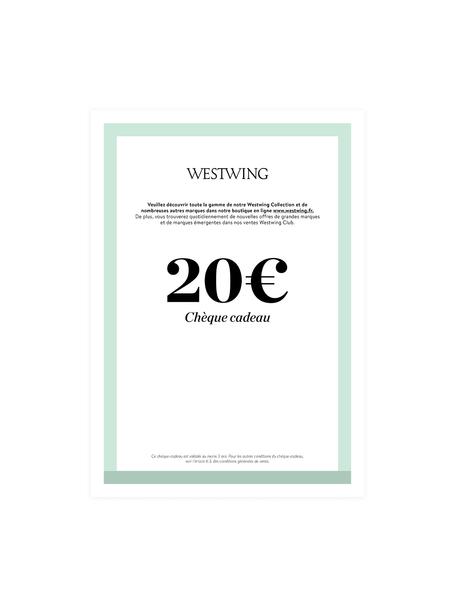 Chèque cadeau à imprimer, Chèque cadeau numérique, après réception du paiement, vous recevrez un e-mail avec le lien vers votre bon. Enregistrez simplement le fichier PDF et imprimez, Blanc, vert, 20