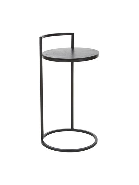 Kulatý odkládací stolek z kovu Circle, Černá, Ø 36 cm, V 66 cm
