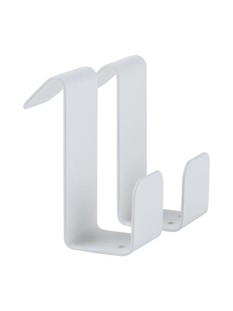 Ganchos de acero Flex, 2 uds., Acero recubierto, Blanco, An 5 x Al 6 cm