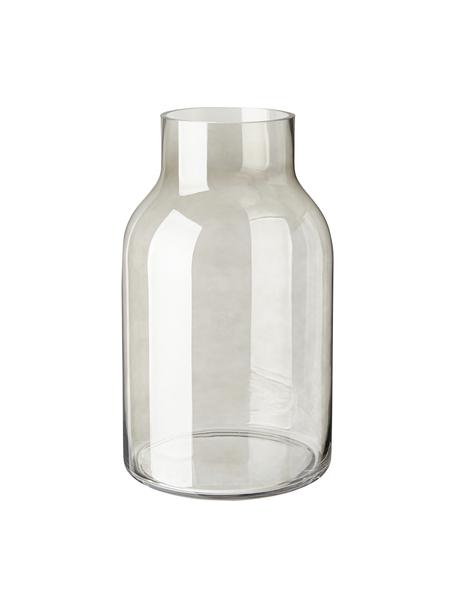 Glas-Vase Loren, Glas, Grau, Ø 26 x H 45 cm